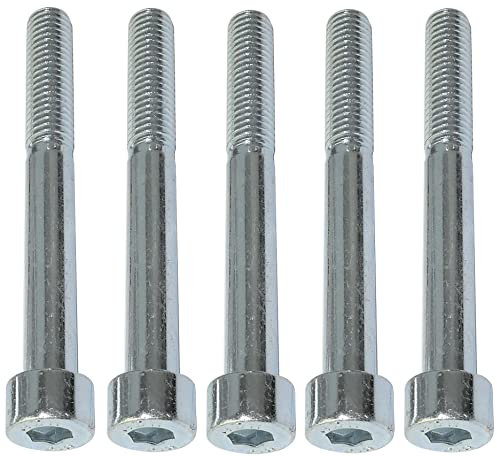 AERZETIX - C47704 - Set di 5 pezzi - Bulloni M8x70 - con testa esagonale interna - Ø8x70mm - DIN 912 - Classe 8.8 - In Acciaio Zingué - Fai da te - Strumenti di montaggio/Ferramenta