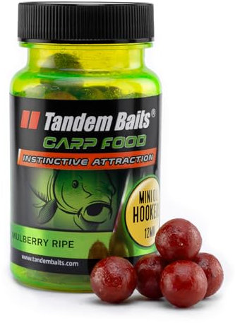 Tandem Baits Karpfen Futter Angelfutter Hakenköder Carp Food Mini Oil Hookers 12 mm 50 g Reife Maulbeere