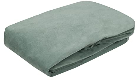 KiddyMoon Housse Amovible pour La Piscine 90X30cm pour Bébé Fabriquée en UE, Gris Clair