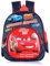 Runup Cars Kinderrucksack, Lightning McQueen Cartoon Rucksack, Cars Schulrucksäcke für Jungen und Mädchen, 11Zoll wasserdichter verstellbarer Rucksack für Kindergarten