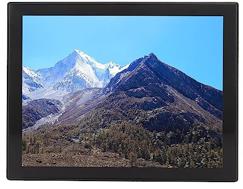 ASHATA Moniteur à écran Tactile 8 Pouces, écran Portable pour écran LCD HDMI, 1024 X 768 4: 3, écran Tactile Capacitif Mural 10 Points, Prise en du Moniteur LED VGA, étanche