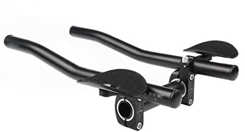 AEIOFU Barre aerodinamico Manubrio pentola per pentola Manubrio Bici in Lega di Alluminio Braccio Riposo aerodomane Triathlon Aero