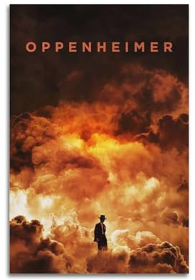 Krem Oppenheimer Poster, Wandkunst, Leinwand, Geschenk für Freund, Schlafzimmer, Wohnzimmer, Dekoration, modern, ästhetisch, 20 x 30 cm, ungerahmt
