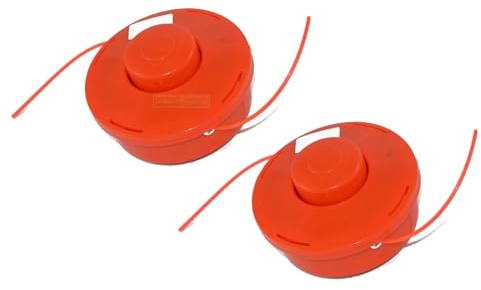 2 X Fadenspule Fadenkopf kompatibel mit Scheppach MT33P (MT 33 P) Motorsense Freischneider
