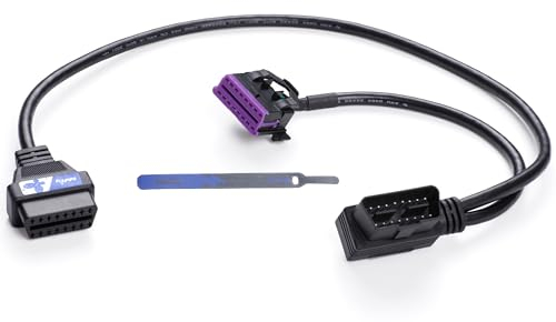 OBDII Splitter für VW and Audi, bbfly-B66 OBD 2 Splitter 2-Wege Verlängerungskabel 2FT/60CM (B66 for VW and Audi)