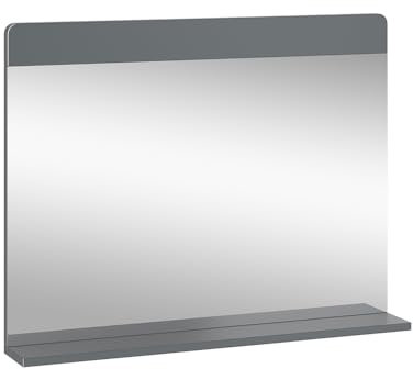 Vicco Badezimmerspiegel Izan, Badspiegel, Grau, 80.1 x 62 cm