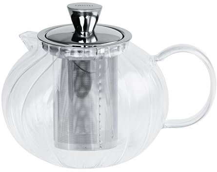 Cristel Gyokuro Collection Glas-Teekanne, 765 ml, mit Edelstahldeckel und Teesieb
