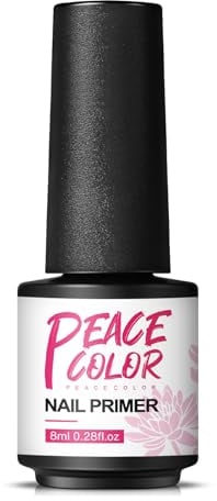 PEACECOLOR Nail Primer Gel Nail Primer für Gelnägel UV LED Gel Nagellack Acrylpulver Acryl Nägel 8ml Professional Schnelle Lufttrocknung DIY Nagelkunst Zubehör Nagelsalon Nagelkunst