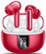 Bluetooth Kopfhörer,Kopfhörer Kabellos Bluetooth 5.3 Sport In-Ear Kopfhörer mit 4x ENC Mikrofonen bass-Stereo & 42h Spielzeit IPX7 wasserdicht kopfhörer LED-Akku-Anzeige,Kompatibel IOS, Android Rot