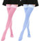 DRESHOW 2 Pairs Extra Long Thigh High Socks Long Boot Stockings Striped Over Knee Socks for Women Cotton Leg Warmers