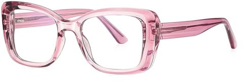 GddOGUK Fake Brille Brillengestelle Bunte Brillengestelle Anti-Blaulicht-Brillengestelle Federscharniere Brillen Unisex-Bekleidungszubehör Angenehm zu tragen