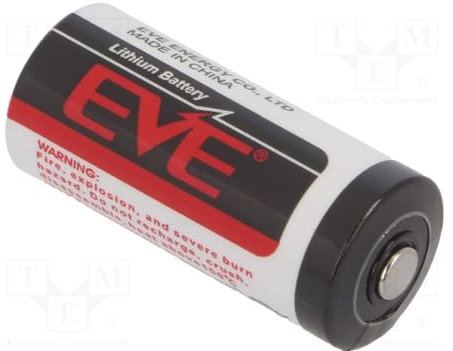Batterie Eve ER14335 2/3AA-3,6V Li-SOCl2 jetable