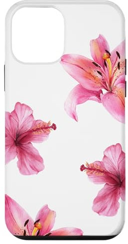 Summer Florals Tiger Lily Hibiscus Hawaii Beach Collage Case for iPhone 12 mini