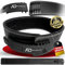 Flodiam Profi Gewichthebergürtel Full Power Design Herren & Damen [Schnellverstell] Hebelverschluss Gym Lifting Belt Fitness Gürtel Büffelleder Weightlifting Powerlifting 10cm hoch, Schwarz, M