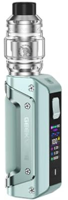 Geekvape Aegis Solo 3 Kit, Built-in 3000mAh, 0.96” Screen, Smart Lock, Leakproof Top Airflow Design, Creative Modes, 2ml Cartridge, No Nicotine (Green)