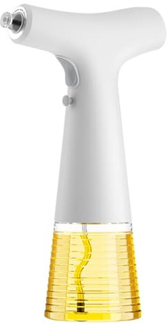 Acunny Pulverizador de aceite de cocina,Pulverizador de aceite eléctrico, Señor de aceite de oliva recargable, Botella Spritzer portátil, utensilios de cocina para cocinar, freír, asar a la parrilla