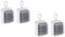 PACKOVE 2 set Spazzola Per Massaggio Shampoo Spazzola Per Antiforfora Spazzola Per La Pulizia Del Cuoio Capelluto Spazzola Per Shampoo Spazzola Per Shampoo Pettine 2 pezzi*2