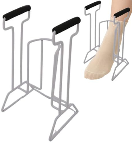 Kompressionsstrumpf-Anziehhelfer Ankleidehelfer, Strumpfanzieher | Socken-Anziehhelfer für Senioren Alltagshelfer Für Senioren, Schwangere, Sportler, Radfahrer, Golfer, Mamas,