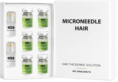 Alphainfuse Hair -Nachwachsen -System,Hair Growth Serum,Mikrone -Haarwachstumserum,Fördert das Haarwachstum und Stärkt die Haarwurzeln, Geeignet für Männer und Frauen(2+6).