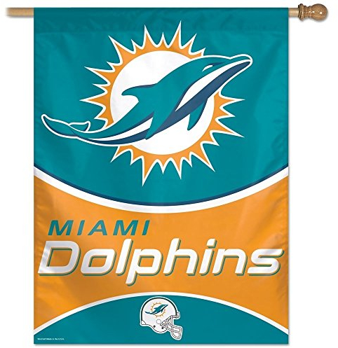 NFL Banner-Flagge 67 x 92 cm Miami Dolphins