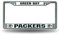 Rico Industries NFL Green Bay Packers Standard Chrome Kennzeichenrahmen, 15,2 x 31,1 cm