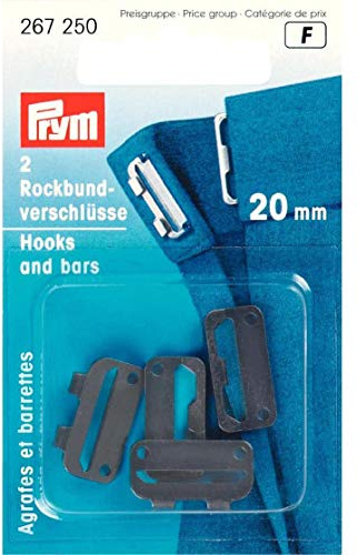 267250 - Rockbundverschlüsse ST schwarz 20 mm