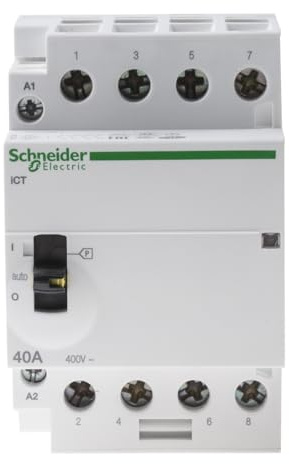 Schneider Electric Code 22250 ¼ TZ A9 °C21844 4S 40 A 220-240VAC Acti9 22250 Installation ¼ TZ for Modular 3606480096877