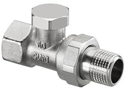 Oventrop HK-Verschraubung Combi 2 PN 10, Messing vernickelt, Durchgang DN 10, 3/8 1091161