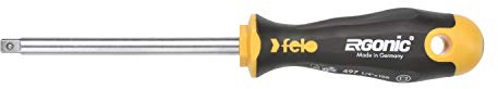Felo Schraubendreher ERGONIC, mit Adapter für Steckschlüssel 1/4'