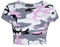A2Z 4 Kids Girls Camouflage Print Crop Top Legging Jacket Hoodie And Bottom Jacket Sweatshirt Top Bottoms - Baby Pink Camo Crop 13