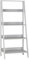 Eden Bridge Designs 55 Modern Wood Ladder Bookcase 4-Tier Open Shelf Bookshelf Storage Bookcase organiser Multimedia Tall Tower for Home Office Living Room - Grey