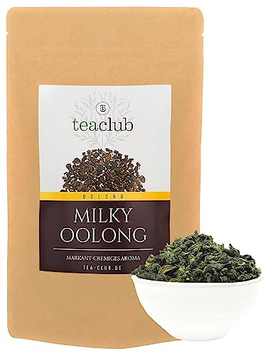 MILKY OOLONG 100g, Thé Oolong de qualité supérieure avec caractère de thé vert, thé vert semi-fermenté en vrac, TeaClub Thé vert feuilles en vrac