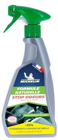 MICHELIN 009170 Stop-Odeurs, Désodorisant Voiture, Formule Naturelle, 500ml