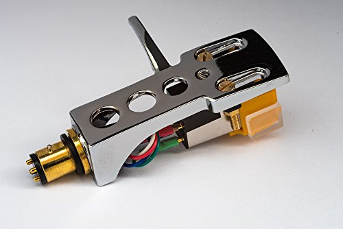 AudioOrigin Specchio cromato rivestito guscio, titolare con AT Pick-up, ago per Vestax BDT 2500, BDT 2000, Controller One, PDT 4000, mt 4000