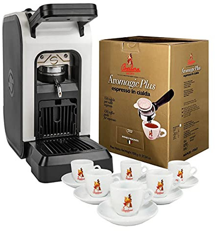 Caffè Barbera - Pad-Maschine Spinel Ciao + 150 Aromagic Plus Pads + Tassen