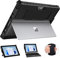 MoKo Case Fit Microsoft Surface Go 4 /Surface Go 3 / Surface Go 2 / Surface Go Case, All-in-One Protective Cover Case with Pen Holder Hand Strap, Compatible with Type Cover Keyboard - Black