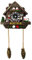 Kühlschrankmagnet Kuckucksuhr Österreich 3D Harz Handgemachtes Handwerk Tourist Travel City Souvenir Sammlung Brief Kühlschrank Aufkleber