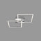 BRILONER - LED Deckenlampe dimmbar in Stufen, schwenkbar, warmweiße Lichtfarbe, LED Lampe, Deckenleuchte, Wohnzimmerlampe, Schlafzimmerlampe, Küchenlampe, Deckenbeleuchtung, 62x36,8x7,3 cm, Chrom-Alu