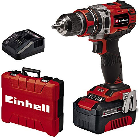 Einhell TE-CD 18/50 18V Brushless Cordless Combi Drill PXC Metal Chuck 1x4ah