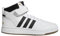 adidas Men's Postmove Mid Basketball Shoe, White/Core Black/Gold Metallic, 12