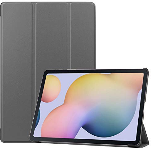 TingYR Coque pour Huawei MatePad Pro 12.6 2021 Étui Tablette, Cuir, Support Pliant, Protection Tout Compris, Housse pour Huawei MatePad Pro 12.6 2021.(Gris)