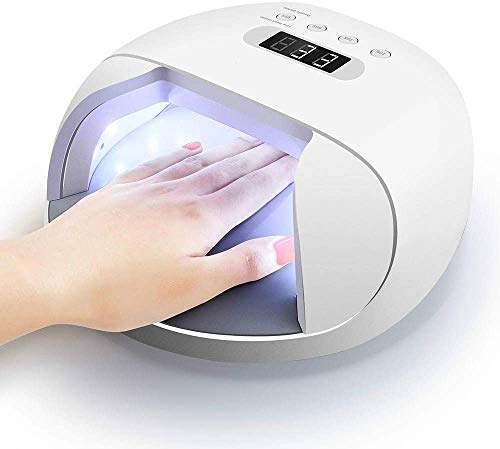 NCRD 4. 8W UV. Lampada for Unghie in Gel, Lampada for Unghie a LED Professionale for Estensione for Unghie poligel poligel con sensore e 4 Timer, asciugatrice for Unghie for Perline Luminosa 30pcs