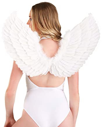 Fun Costumes Divine White Angel Wings Standard