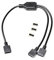 EK Water Blocks kompatibel EK-Loop D-RGB Splitterkabel, 2-Fach - schwarz