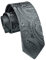 Enlision Paisley Herren Krawatte Silber Schmale Krawatte Seide Krawatten für Formelle Büro oder Hochzeit Business 6cm