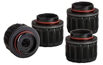 Grayl GeoPress Ersatzfilterpatrone | 4 Stück | für je 250L Wasser | Outdoor- & Reisewasserfilter | black