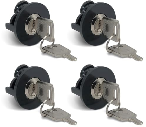 Steckdosenschloß mit Schlüssel, 4 Pack Steckdosenschloss für Schutzkontakt-Steckdosen, Stromdiebstahl Verhindern, Steckdosensicherung, Verhindert Kontakt von Kindern, Haustieren, Für Schuko-Stecker