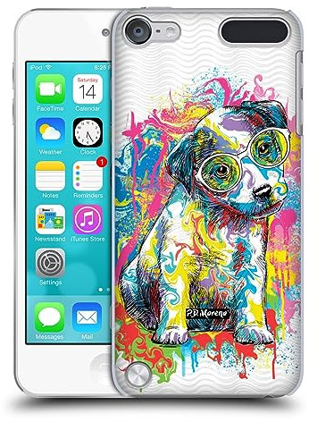 Head Case Designs Offizielle P.D. Moreno Hundehaltung Drip Art Katzen Und Hunde Harte Rueckseiten Handyhülle Hülle Huelle kompatibel mit Apple iPod Touch 5G 5th Gen