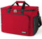 unycos - Bolsa Térmica Porta Alimentos【20L】 Nevera Portátil, Lunch Box Impermeable, Hermética e Isotérmica, Porta Fiambrera de Gran Capacidad para Almuerzo, Oficina, Viaje, Pícnic o Colegio (Rojo)