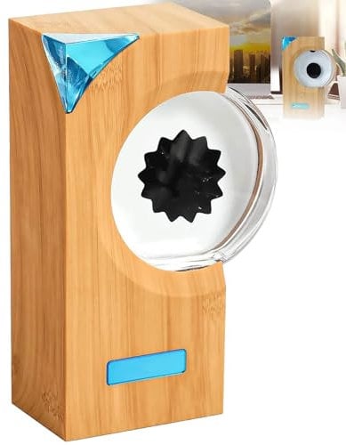 Lámpara de ritmo de ferrofluido, lámpara de ritmo de música de ferrofluido bailando, cambios de fluido magnético con sonido, uso continuo 8H, decoración de escritorio, for juegos, automóvil, PC, TV (